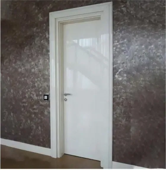 Puerta exterior, roble claro, hoja de madera, acristalado y laterales a pedido (EX-105)