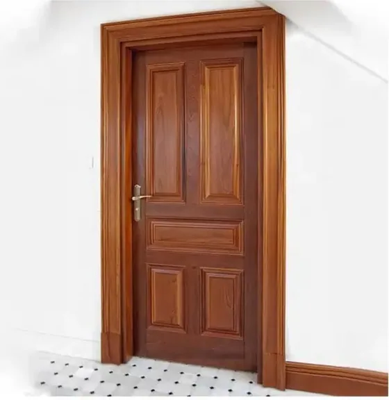 Puerta interior, nogal, hoja interior: pintada, chapada o laminada (IN-001)