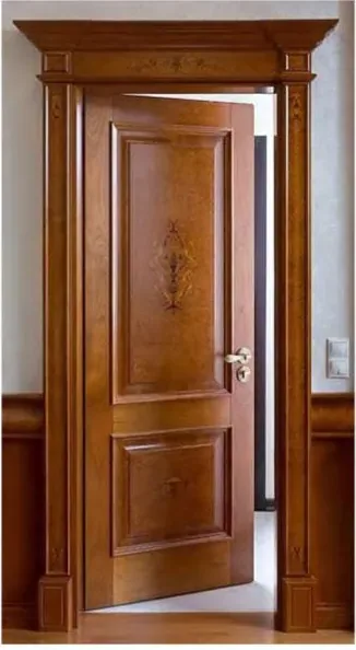 Puerta interior, nogal, hoja interior: pintada, chapada o laminada (IN-002)