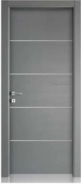 Puerta interior, gris, hoja interior: pintada, chapada o laminada (IN-011)