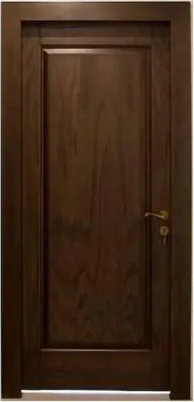 Puerta interior, madera oscura, hoja interior: pintada, chapada o laminada (IN-024)