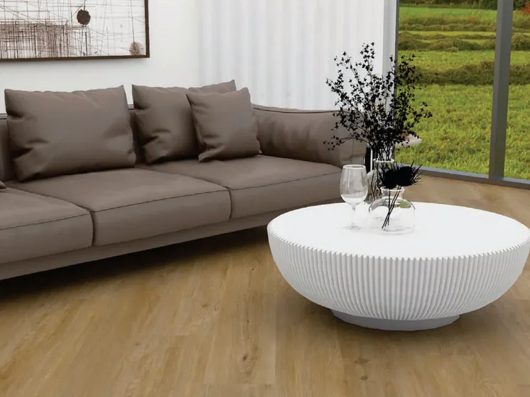 Caramel oak, laid in the room (SP-07)