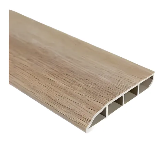 Skirting, 94.5 × 1.8 × 0.3 in (2400 × 45 × 7 mm), for floors from 0.16 in (4 mm) (TR-05)