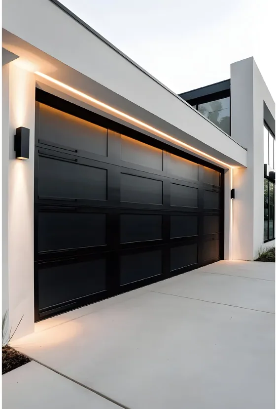 Full-view glazed sectional, aluminium frame, insulated glazing (GD-02)