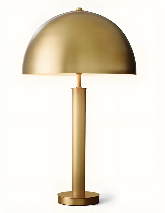 Dome table lamp, solid brass (TL-01)