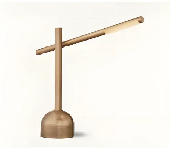 Counterweight desk lamp, solid brass (TL-06)