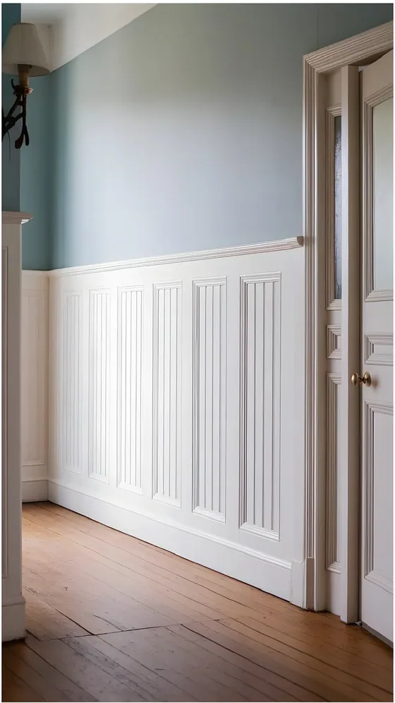 Full-height beadboard, painted beadboard (WP-07)